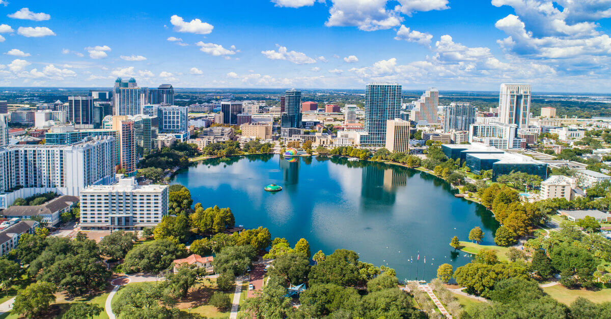 Orlando aerial view