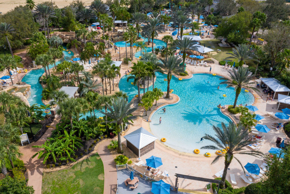 The Orlando short-term communities with the best waterparks include Reunion Resort
